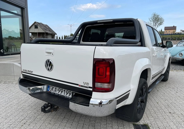 Volkswagen Amarok cena 109900 przebieg: 345111, rok produkcji 2018 z Rawicz małe 631